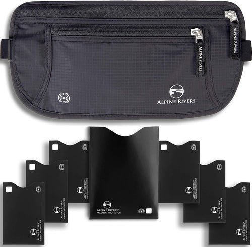 Alpine Rivers RFID money belt, official listing main image