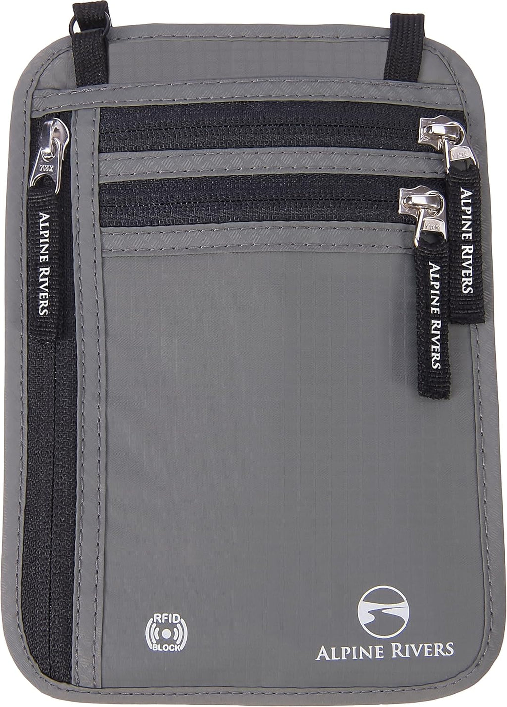 Alpine Rivers RFID neck wallet, official listing main image