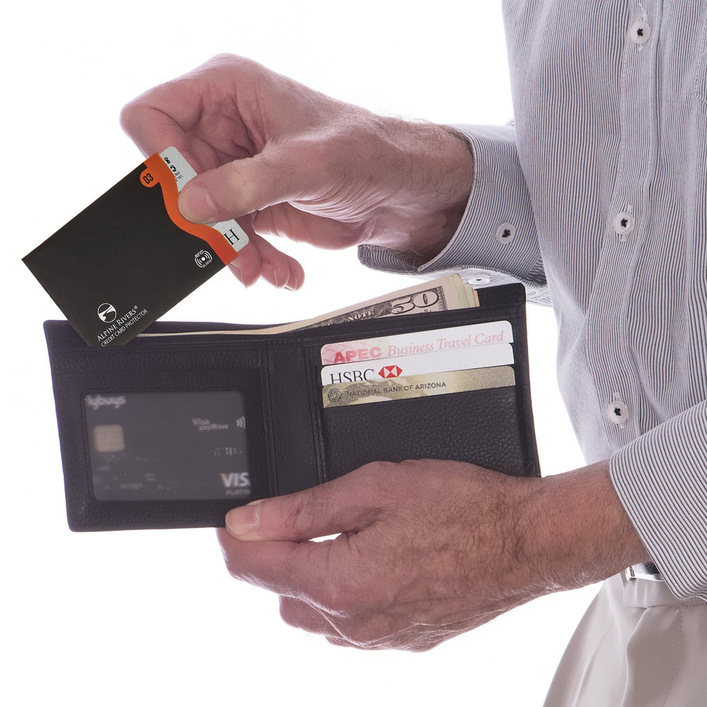 Alpine Rivers colour-coded numbered RFID sleeves, side-load and top-load