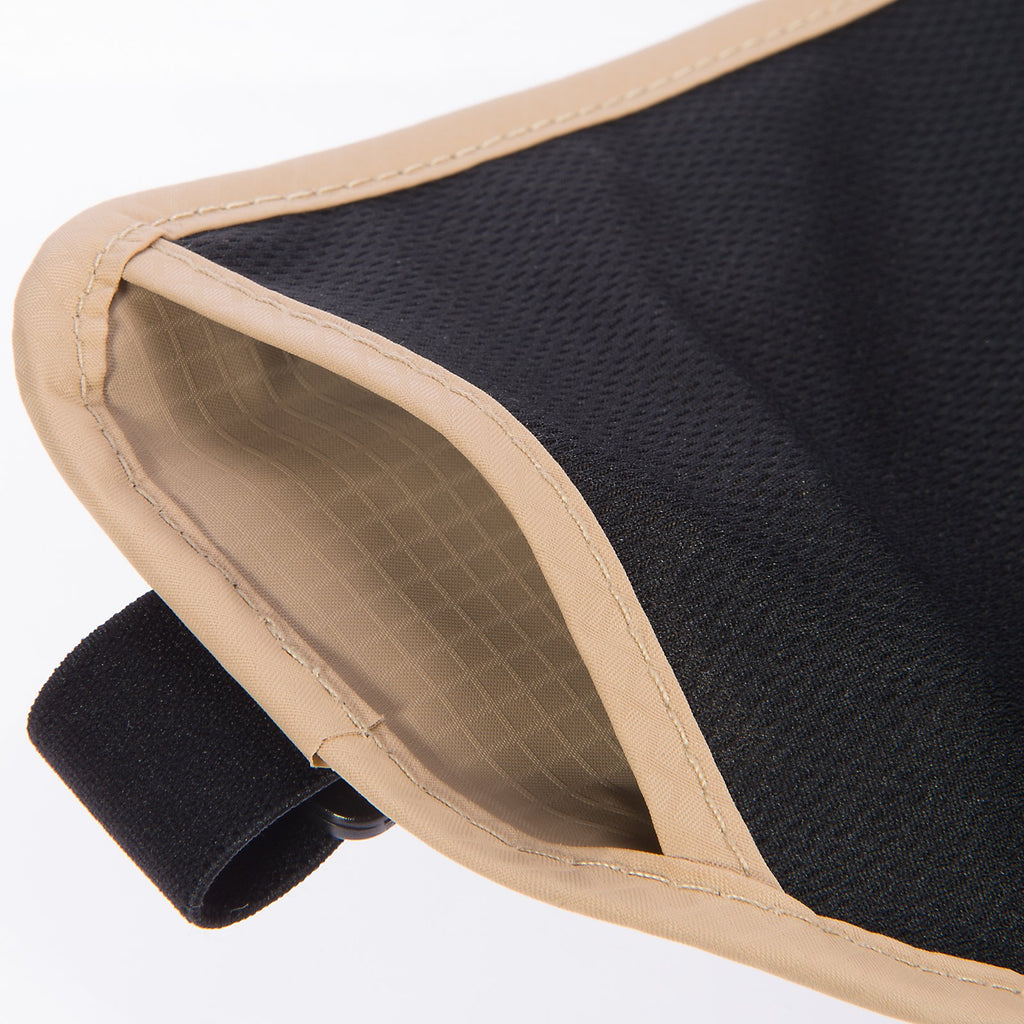 Sahara Sand money belt breathable FeelSoft mesh back panel