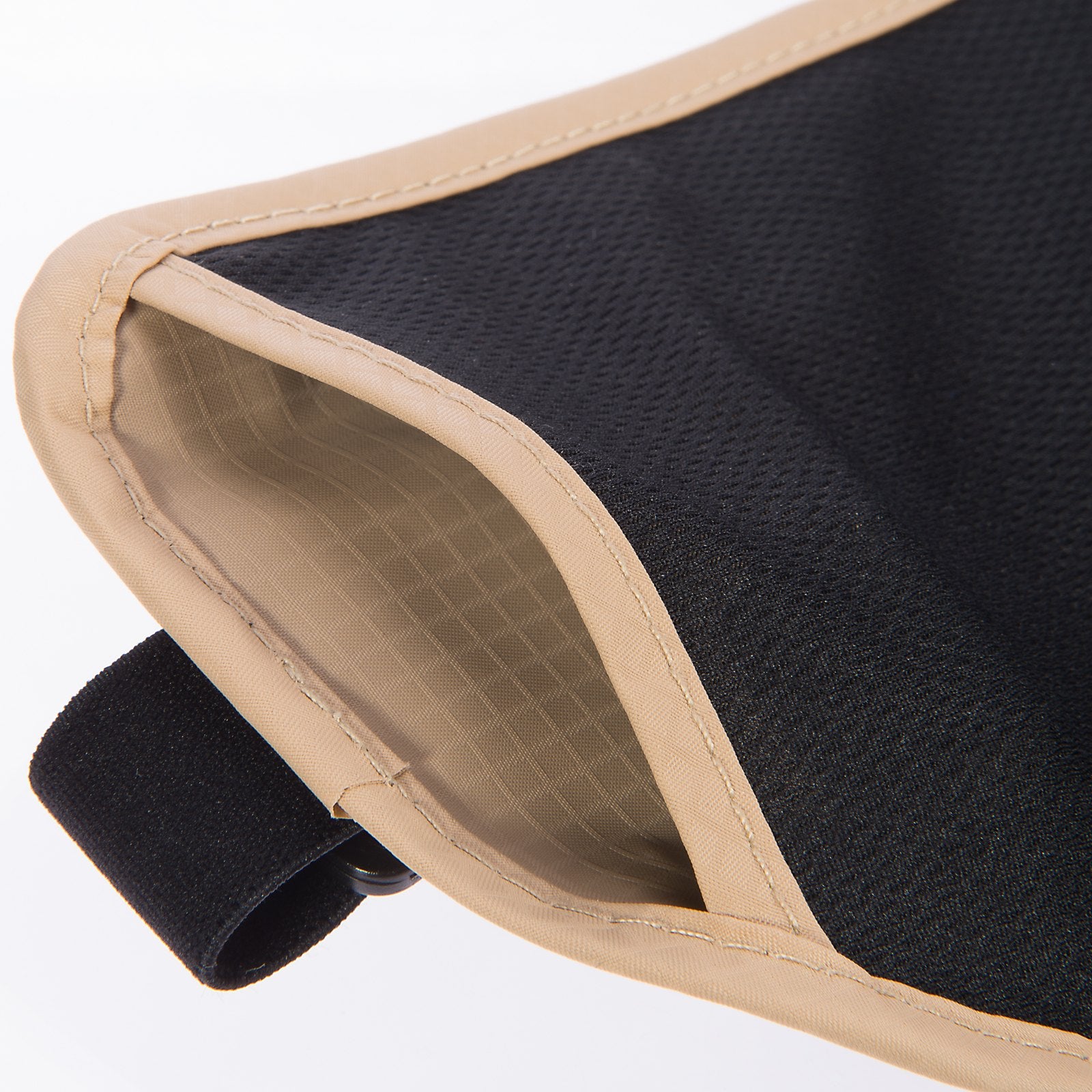 Sahara Sand money belt breathable FeelSoft mesh back panel